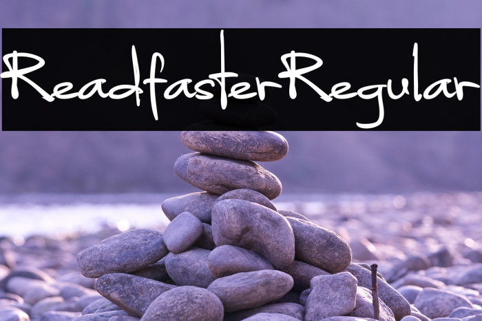 ReadfasterRegular Example 2