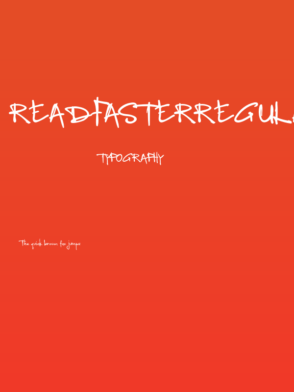 ReadfasterRegular Poster