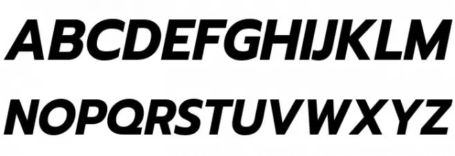 Readiness Bold Italic Fonte MAIÚSCULAS