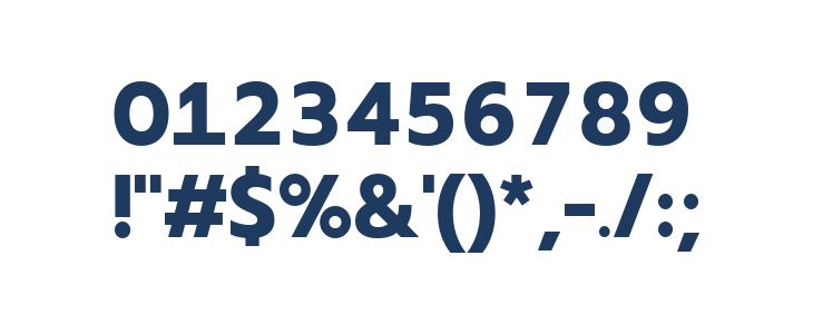 Readiness Bold Other Characters