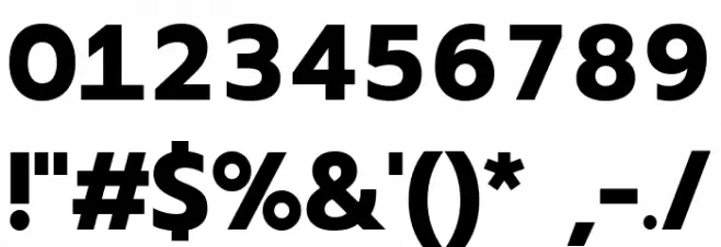 Readiness Bold Font OTHER CHARS