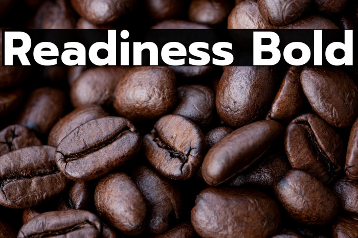 Readiness Bold Example 2