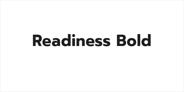 Readiness Bold Logo