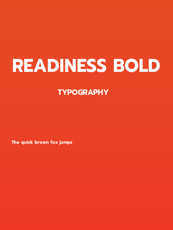 Readiness Bold Poster