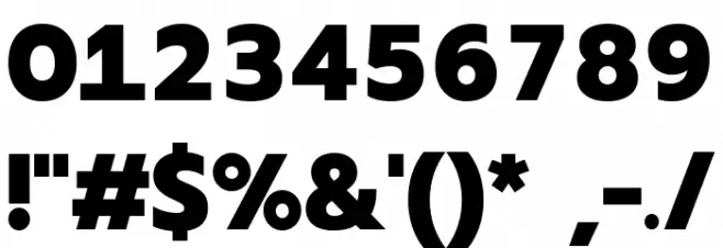 Readiness ExtraBold Font OTHER CHARS