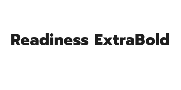 Readiness ExtraBold Logo