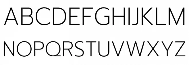 Readiness ExtraLight Schriftart Groß