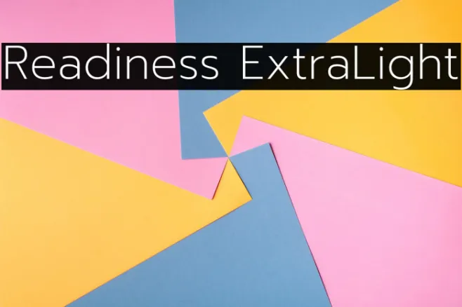 Readiness ExtraLight Example 1