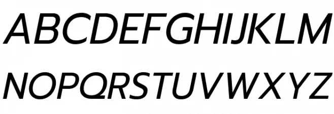 Readiness Italic フォント 大文字