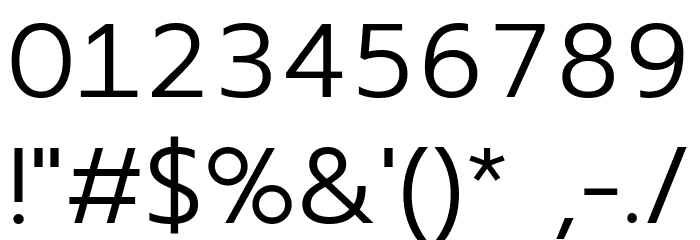 Readiness Light Font OTHER CHARS