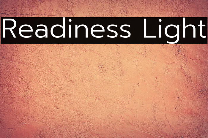 Readiness Light Example 1