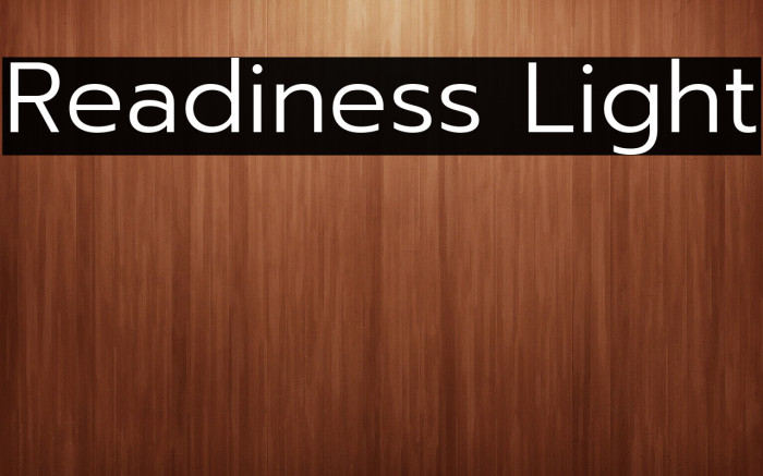 Readiness Light Example 3
