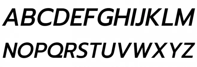 Readiness Medium Italic Fuentes MAYÚSCULAS