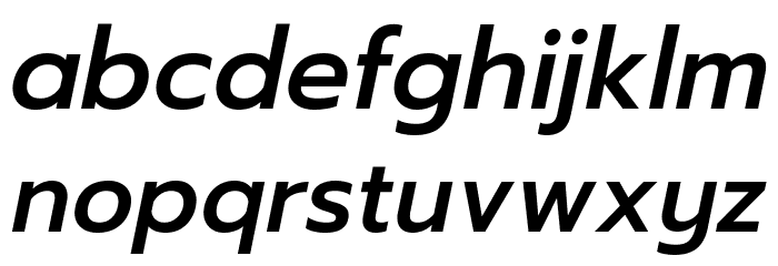Readiness Medium Italic Font LOWERCASE