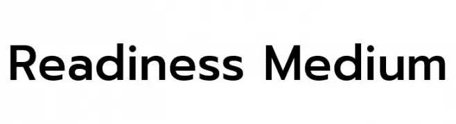 Readiness Medium  免费字体下载