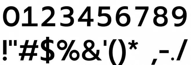 Readiness Medium Font OTHER CHARS