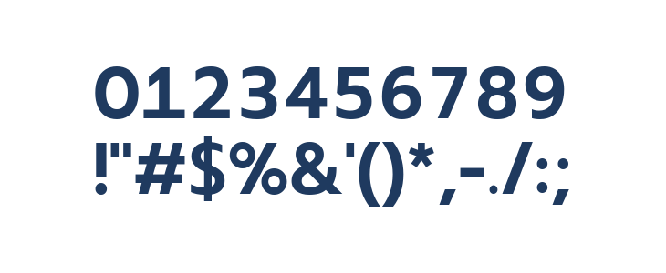 Readiness SemiBold Other Characters
