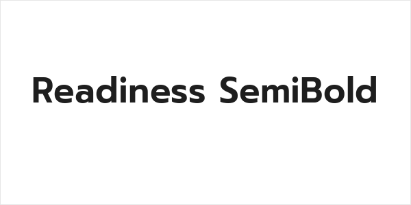 Readiness SemiBold Logo