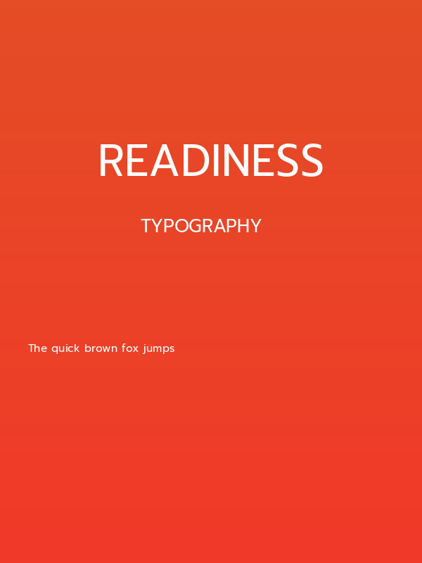 Readiness Poster