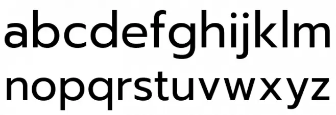 Readiness Font LOWERCASE