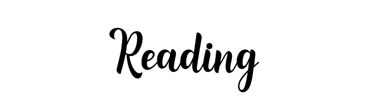 Reading  免费字体下载