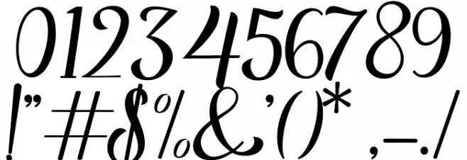 Reading Font OTHER CHARS