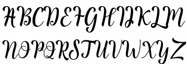 Reading Font Litere mari