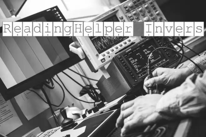 ReadingHelper Invers Font examples