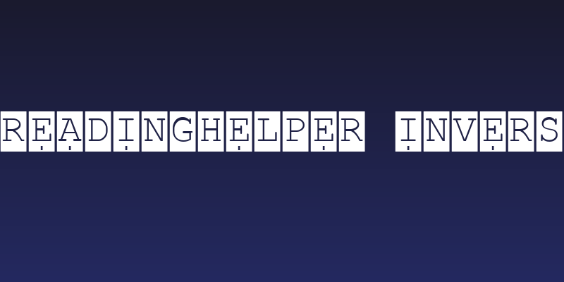 ReadingHelper Invers Social Header