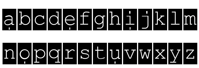 ReadingHelper Invers Font LOWERCASE