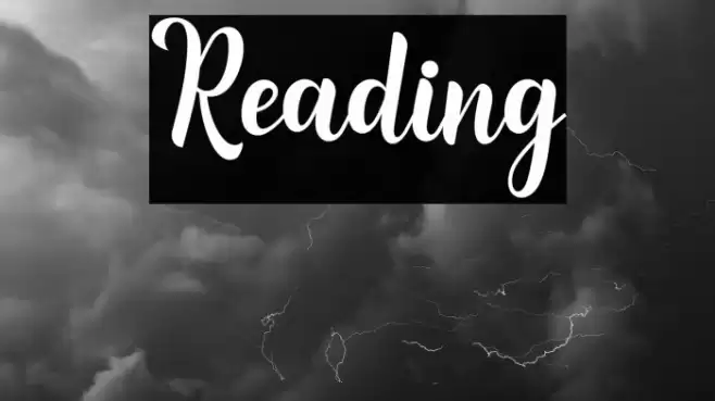 Reading Font examples