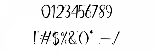 Readwish Font OTHER CHARS