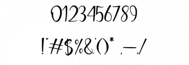 Readwish Font OTHER CHARS