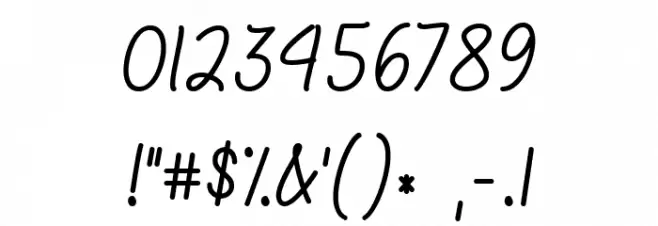 Ready For It Font OTHER CHARS