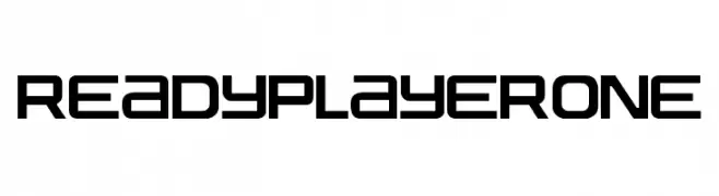 Ready Player One  Frei Schriftart Herunterladen
