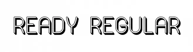 Ready Regular  नि: शुल्क फ़ॉन्ट्स डाउनलोड