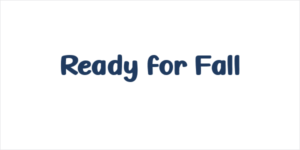Ready for Fall Logo