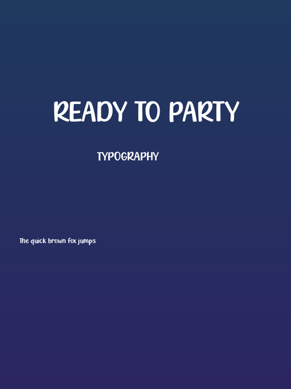 Ready to Party Poster