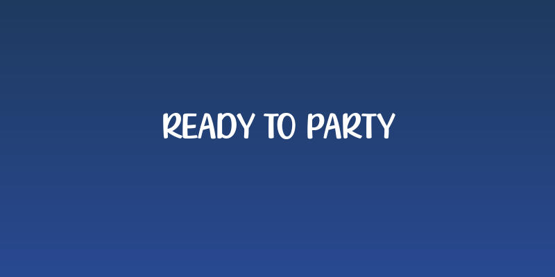 Ready to Party Social Header