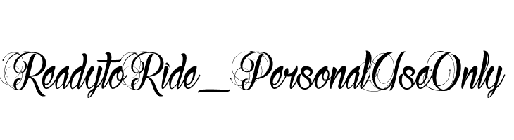 Ready to Ride_PersonalUseOnly  Frei Schriftart Herunterladen