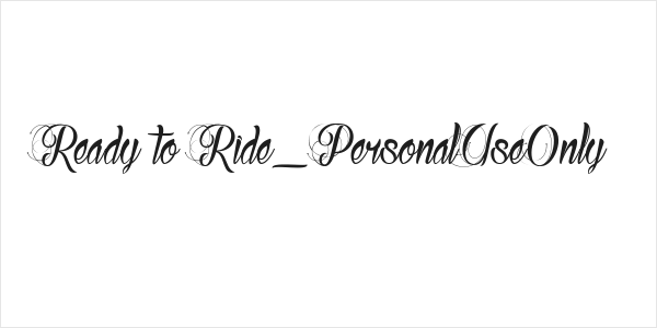 Ready to Ride_PersonalUseOnly Logo