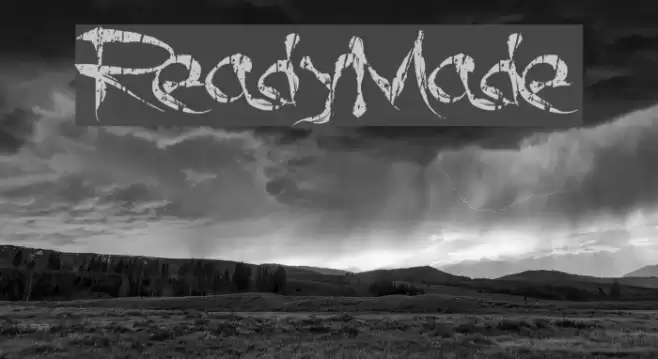 ReadyMade Font examples