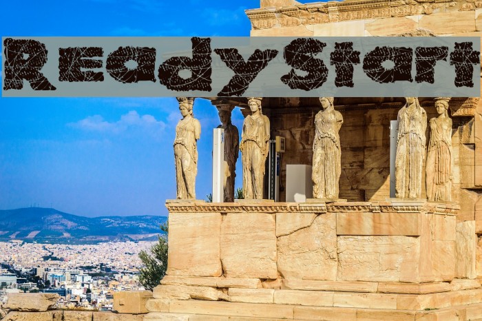 ReadyStart Font examples