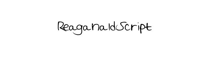 ReaganaldScript  Скачать бесплатные шрифты