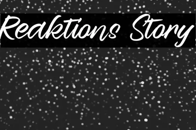 Reaktions Story Font examples