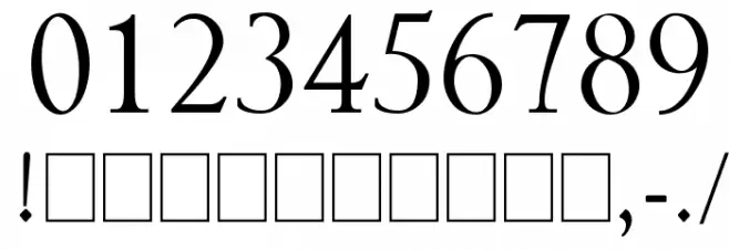 Real Chinese Font OTHER CHARS