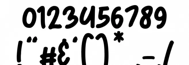 Real Delight Font OTHER CHARS