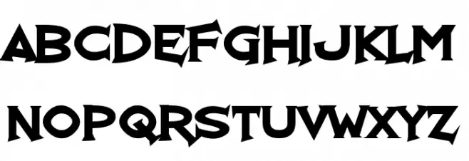 Real Fun Time Font Litere mari