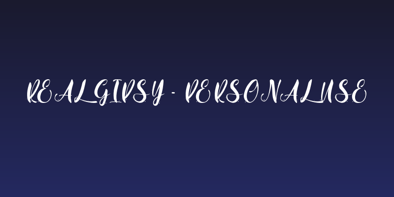 Real Gipsy - Personal Use Social Header