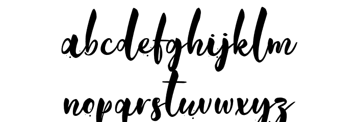 Real Gipsy - Personal Use Font LOWERCASE